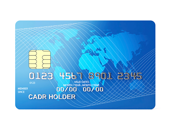 Niebieska karta kredytowa