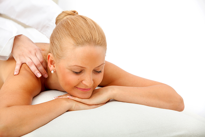 Terapia antystresowa- masaż kobiety