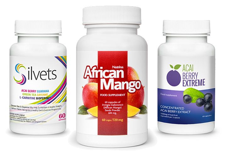 Tabletki na odchudzanie: Silvets, African Mango, Acai Berry Extreme