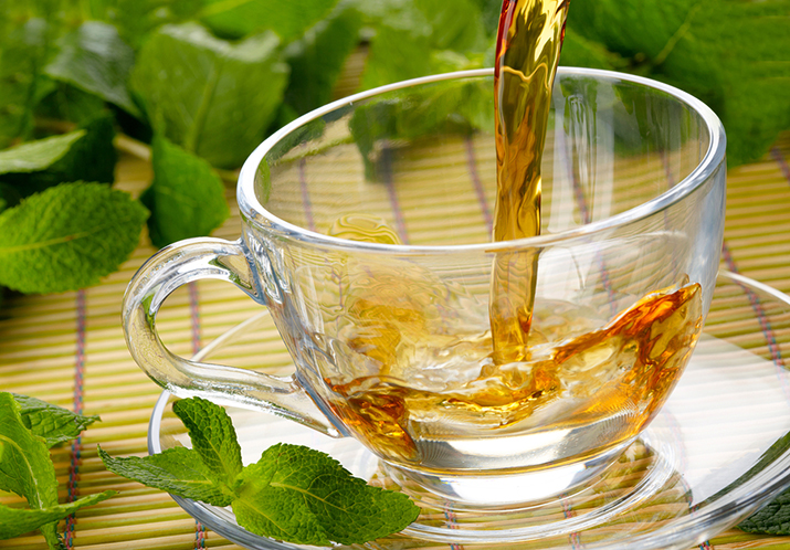 Zielona herbatka na grypę jelitowo - żołądkową